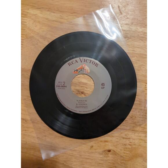 Harry Belafonte Los Tres Suns - Desfile De Estrellas - 1958 Vintage Pop 7" vinyl - Picture 2 of 2